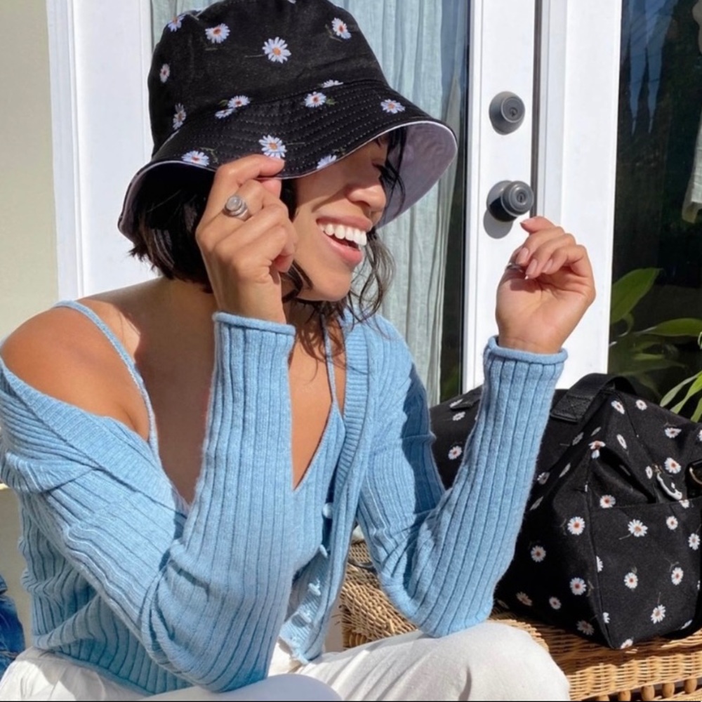 Alice + Olivia Floral Bucket Hat